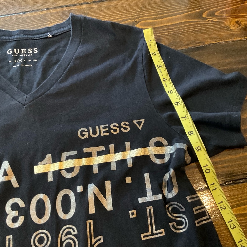 Guess Black Graphic T-Shirt - Picture 3 of 7